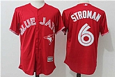 Toronto Blue Jays #6 Marcus Stroman Red New Cool Base Stitched Jersey,baseball caps,new era cap wholesale,wholesale hats